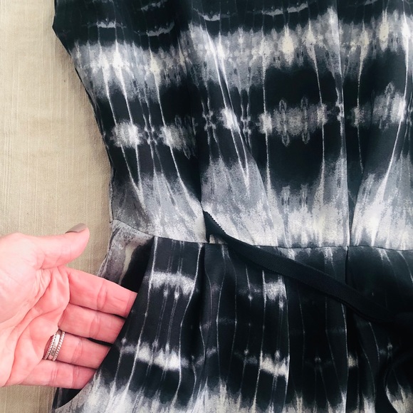 BE BOP - SZ M BLK/WHT DRESS W/ POCKETS ZIP UP BACK - Picture 7 of 7